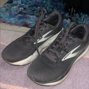 Brooks Black and Gray Athletic Shoes